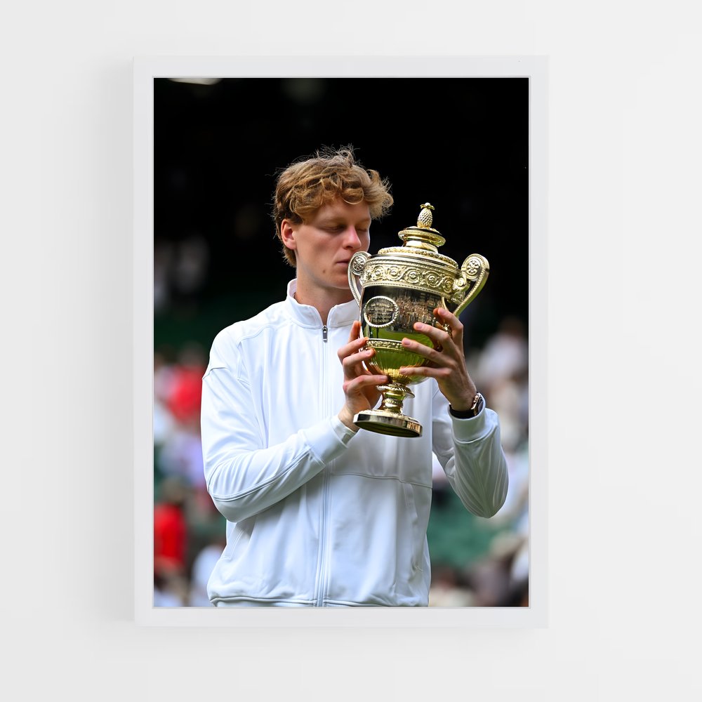 Poster La Victoire de Jannik – affiche Tennis (vue 3)